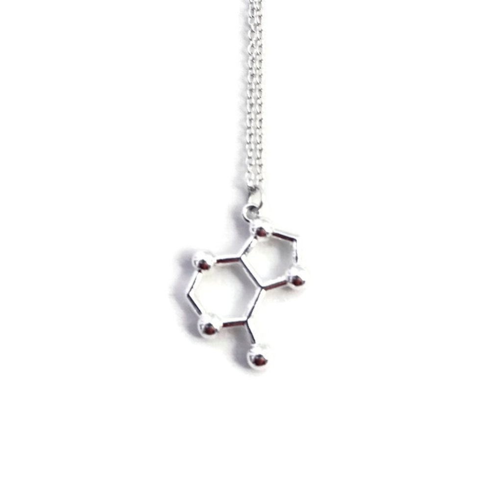 Adenine DNA Molecule Necklace